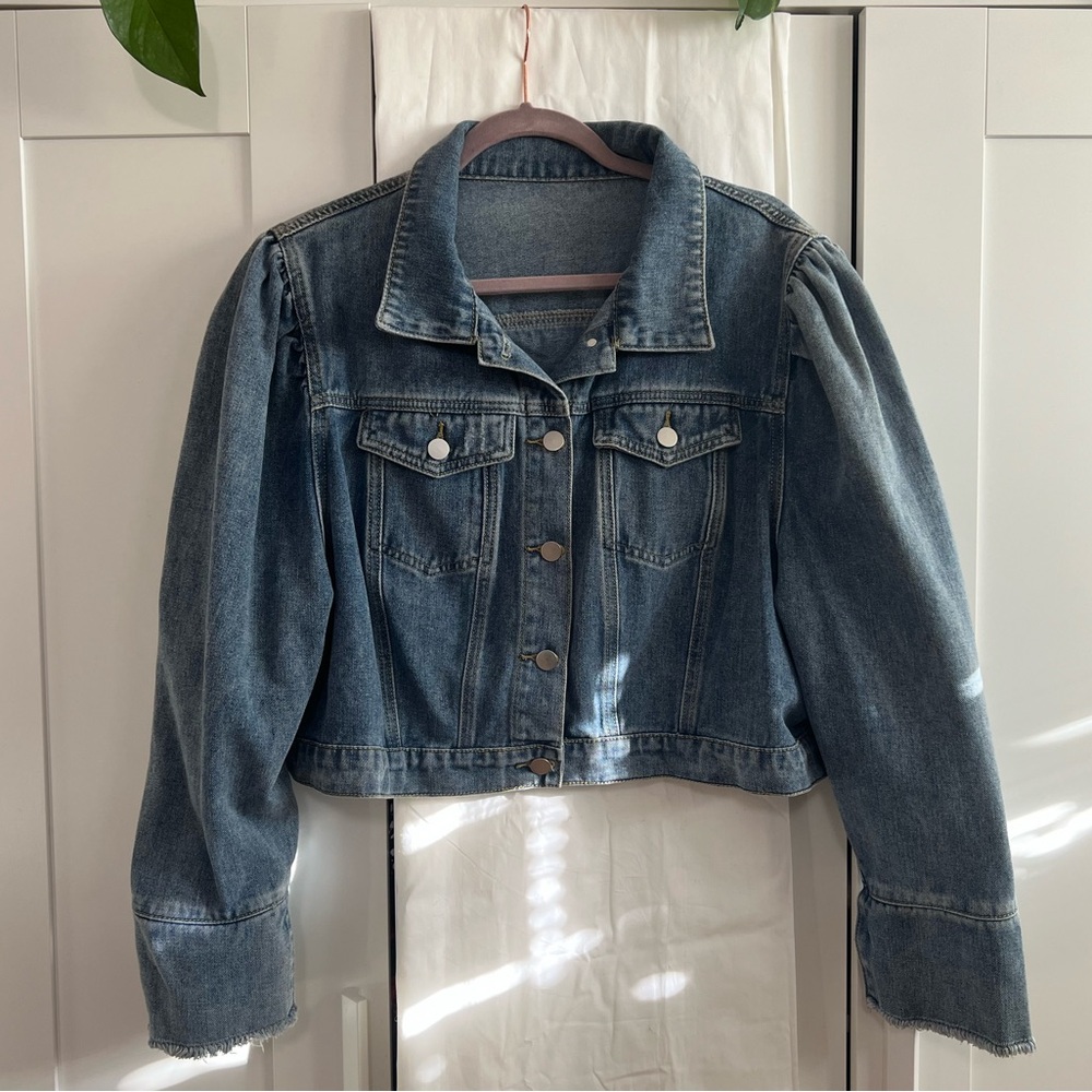 Vintage Cropped Jean Jacket